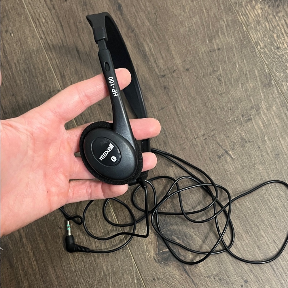 Kids Maxwell HP-100 Black Headphones